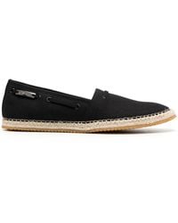 Roberto Cavalli - Logo-Plaque Flat Espadrilles - Lyst