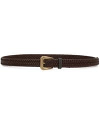 Brunello Cucinelli - Braided-Leather Belt - Lyst