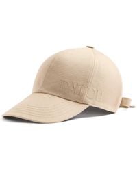 Patou - Knot Embroidered-Logo Cap - Lyst