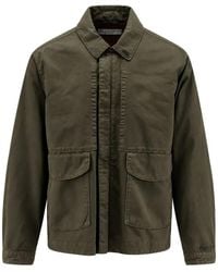 Massimo Osti Studio - Logo-Plaque Flap-Pocket Shirt Jacket - Lyst