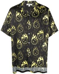 Phipps - Oversized Smiley-Print Bowling Shirt - Lyst
