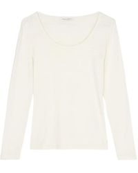 Marc O' Polo - Scoop-Neck Long-Sleeve Top - Lyst