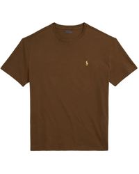 Polo Ralph Lauren - Katoenen T-Shirt Met Ronde Hals - Lyst