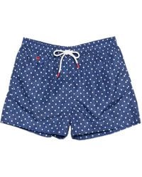 Kiton - Short De Bain À Pois - Lyst