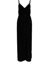 Gold Hawk - Velvet V-Neck Jumpsuit - Lyst