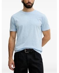 GANT - Logo-Embroidered T-Shirt - Lyst