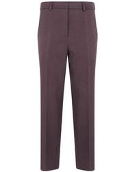 DR. HOPE - Wide-Leg Pressed-Crease Trousers - Lyst