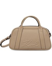 KARL LAGERFELD - エンボス ショルダーバッグ - Lyst