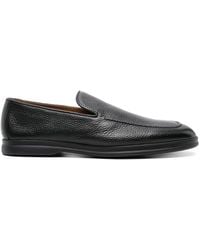 Doucal's - Moc-stiching Leather Loafers - Lyst