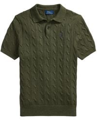 Polo Ralph Lauren - Cable-Knit Short-Sleeve Sweater - Lyst