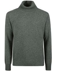 Altea - Roll-Neck Wool Sweater - Lyst