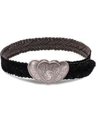 KATE CATE - Queen Of Hearts Buckle Belt - Lyst