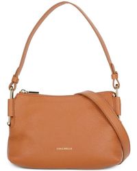 Coccinelle - Rebekka Mini Pebbled Leather Shoulder Bag - Lyst