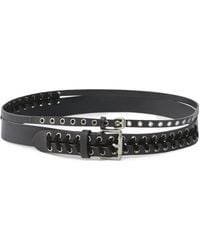 Pinko - Eyelet-Detail Belt - Lyst