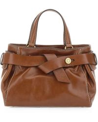 Gianni Chiarini - Small Miranda Knotted Leather Tote Bag - Lyst