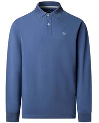 Hackett - Logo-Embroidered Pique Polo Shirt - Lyst