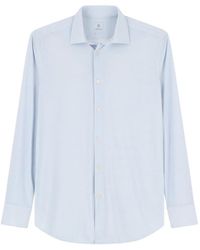 BOGGI - Shirt Micro Patterned Nylon Stretch Slim Fit B Tech - Lyst