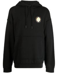 Marcelo Burlon - Graphic-Print Cotton Hoodie - Lyst