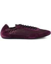 Prada - Collapse Re-Nylon Sneakers Aus Wildleder - Lyst