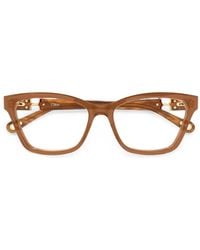 Chloé - Geometric-Frame Glasses - Lyst