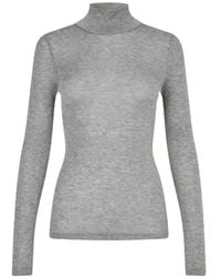 Samsøe & Samsøe - T-Shirt Sadou À Manches Longues - Lyst