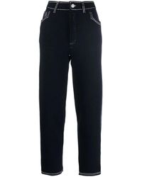 Barrie - High-Rise Straight-Leg Trousers - Lyst