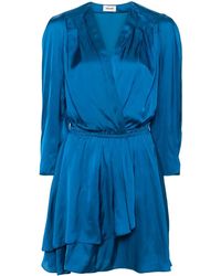 Zadig & Voltaire - Rogers Satin Mini Dress - Lyst