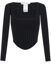 Dion Lee - Ventral Compact Ribbed Corset Top - Lyst