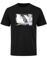 BOSS - Graphic-Print Crew-Neck T-Shirt - Lyst