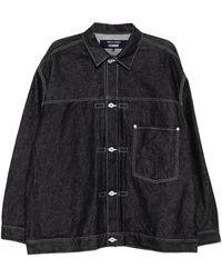 Comme des Garçons - Contrast-Stitch Denim Jacket - Lyst