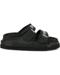 Palm Angels - Logo-Strap Sandals - Lyst