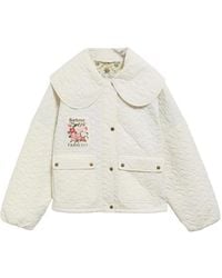 Barbour - Farm Rio Lotus Quilted Jacket - Lyst