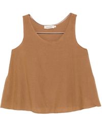 MOUTAKI - Scoop-Neck Flared Blouse - Lyst