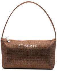 Mc2 Saint Barth - Small Rhinestone-embellished Shoulder Bag - Lyst