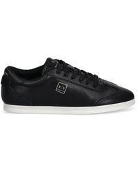 ARMANI EXCHANGE - Logo-Detail Sneakers - Lyst