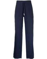 Vilebrequin - Drawstring Straight-Leg Linen Trousers - Lyst