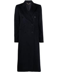 Victoria Beckham - Wool Blend Double-breasted Coat - Lyst