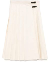 DURAZZI MILANO - Pleated Midi Skirt - Lyst
