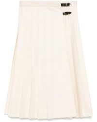 DURAZZI MILANO - Pleated Midi Skirt - Lyst