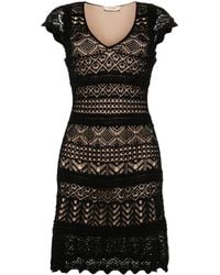 Twin Set - V-neck Knitted Dress - Lyst