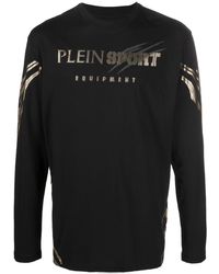 Philipp Plein - Tiger Logo-print Long-sleeve T-shirt - Lyst