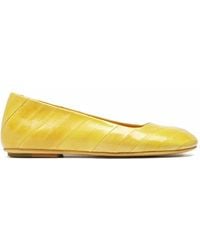 Officine Creative - Meredith 003 Panelled-Leather Ballet Flats - Lyst