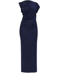 Cult Gaia - Jona Draped Short-Sleeve Maxi Dress - Lyst