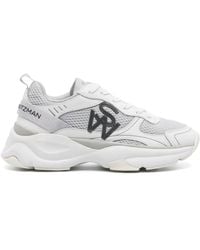 Stuart Weitzman - Logo-Patch Mesh Chunky Sneakers - Lyst