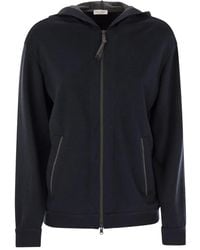 Brunello Cucinelli - Precious Stripe Hoodie - Lyst