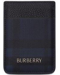 Burberry - City Check Magnetic Card Case - Lyst