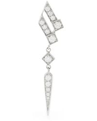 Statement Paris - Stairway Wings Diamond Earring - Lyst