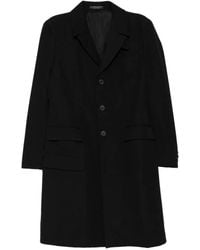 Yohji Yamamoto - Single-Breasted Notched-Lapel Coat - Lyst