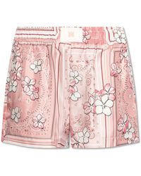 Amiri - Bandana-print Silk Shorts - Lyst