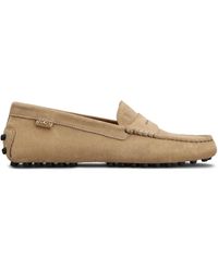 Tod's - Leather Slip-On Shoes - Lyst